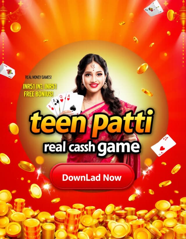 Teen Patti Real Cash Withdrawal Banner